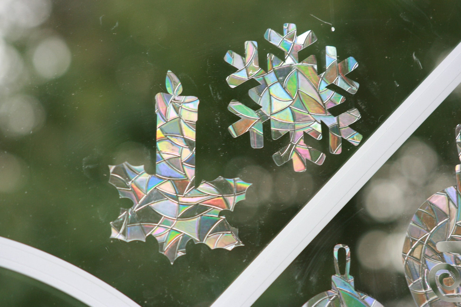 Angel and Snowflake Window Clings